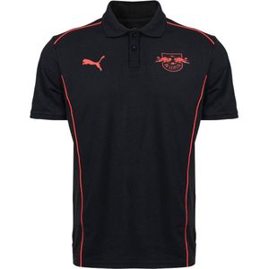 PUMA RB Leipzig Casuals Polo 2024-2025 Zwart Rood