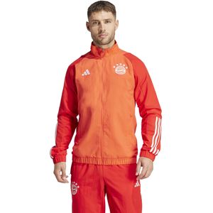 adidas Bayern München Presentatie Trainingsjack 2023-2024 Rood Wit