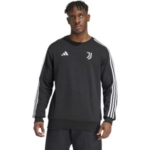 adidas Juventus DNA Crew Sweater 2024-2025 Zwart Wit