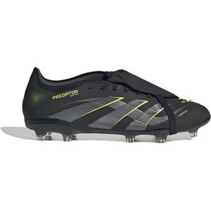 adidas Predator Pro FT Gras Voetbalschoenen (FG) Zwart Donkergrijs Neongeel