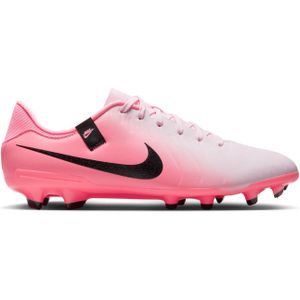 Nike Tiempo Legend 10 Academy Gras / Kunstgras Voetbalschoenen (MG) Lichtroze Felroze Zwart