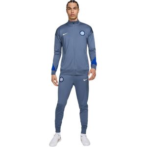 Nike Inter Milan Strike Trainingspak Full-Zip 2024-2025 Grijsblauw Blauw Beige