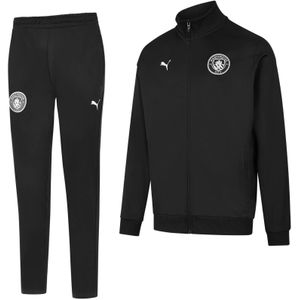 PUMA Manchester City Trainingspak Full-Zip YOD 2023-2024 Zwart Wit