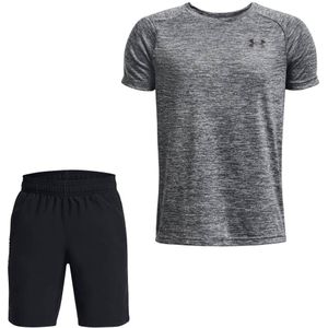 Under Armour Tech 2.0 Woven Trainingsset Kids Grijs Zwart