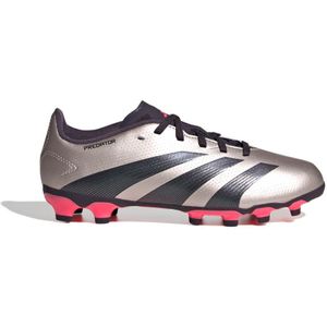 adidas Predator League Gras / Kunstgras Voetbalschoenen (MG) Kids Zilver Zwart Roze