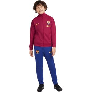 Nike FC Barcelona Academy Pro Trainingspak Full-Zip 2024-2025 Kids Rood Donkerblauw Geel