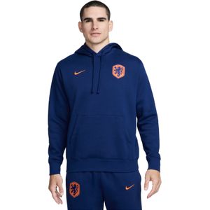 Nike Nederland Sportswear Club Hoodie 2024-2026 Blauw Oranje