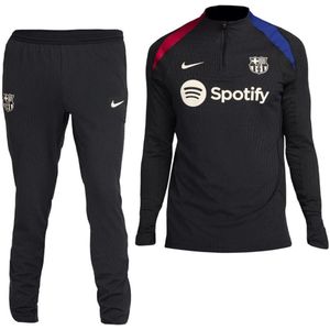 Nike FC Barcelona Strike Elite Trainingspak 1/4-Zip 2024-2025 Zwart Wit Rood Blauw