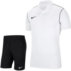 Nike Park 20 Polo Trainingsset Kids Wit Zwart