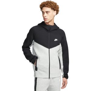 Nike Tech Fleece Sportswear Vest Lichtgrijs Zwart Wit
