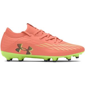 Under Armour Magnetico Select 4.0 Gras Voetbalschoenen (FG) Oranje Groen