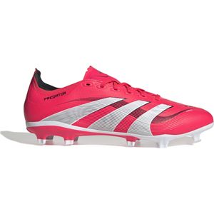 adidas Predator League Gras / Kunstgras Voetbalschoenen (MG) Rood Wit Zwart