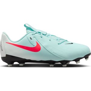 Nike Phantom GX II Academy Gras / Kunstgras Voetbalschoenen (MG) Kids Mintgroen Rood Zwart