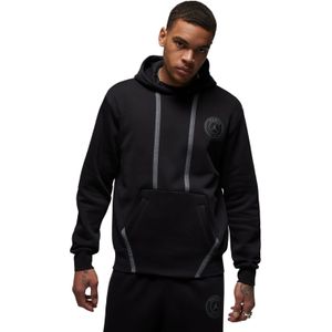 Nike Paris Saint-Germain X Jordan Fleece Hoodie 2023-2024 Zwart Grijs