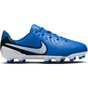 Nike Tiempo Legend 10 Club Gras / Kunstgras Voetbalschoenen (MG) Kids Blauw Wit Zwart