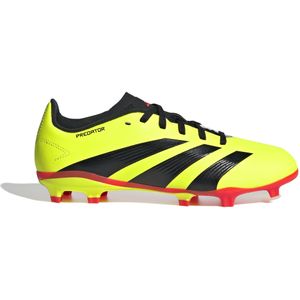 adidas Predator League Gras Voetbalschoenen (FG) Kids Felgeel Zwart Rood