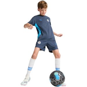 PUMA Manchester City Trainingsset 2024-2025 Kids Donkerblauw Lichtblauw