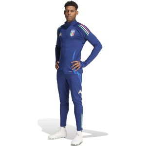 adidas Italië Trainingspak 1/4-Zip 2024-2026 Donkerblauw Blauw Goud
