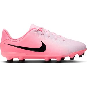 Nike Tiempo Legend 10 Academy Gras / Kunstgras Voetbalschoenen (MG) Kids Lichtroze Felroze Zwart