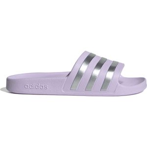 adidas Adilette Aqua Slippers Dames Paars Zilver