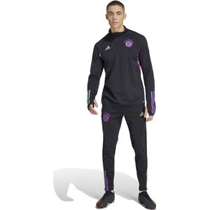 adidas Bayern München Trainingspak 1/4-Zip 2023-2024 Zwart Groen Paars