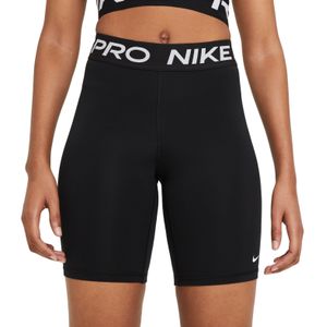 Nike Pro 365 Short 8-Inch Dames Zwart Wit