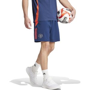 adidas Manchester United Travel Broekje 2024-2025 Donkerblauw Rood Wit