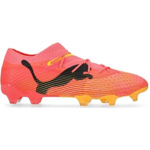 PUMA Future 7 Ultimate Low Gras / Kunstgras Voetbalschoenen (MG) Roze Zwart Oranje