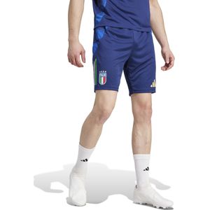 adidas Italië Trainingsbroekje 2024-2026 Donkerblauw Blauw Goud