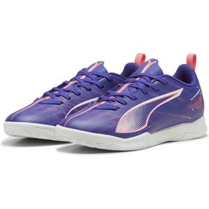 PUMA Ultra 5 Play Zaalvoetbalschoenen (IN) Kids Paars Lichtroze Wit