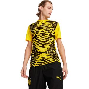 PUMA Borussia Dortmund Pre-Match Trainingsshirt 2024-2025 Geel Zwart