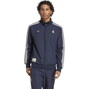 adidas Juventus Icon Trainingsjack 2024-2025 Donkerblauw Wit Goud