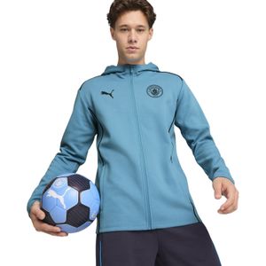 PUMA Manchester City Casuals Vest 2024-2025 Blauw