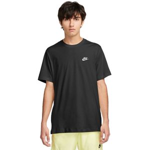 Nike Sportswear Club T-Shirt Zwart Wit