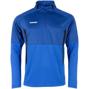 hummel Authentic 1/4-Zip Trainingstrui Kids Blauw Zwart