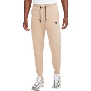 Nike Tech Fleece Sportswear Joggingbroek Beige Zilver Zwart