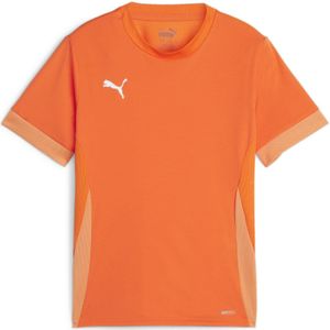 PUMA teamGOAL Matchday Voetbalshirt Kids Oranje Wit