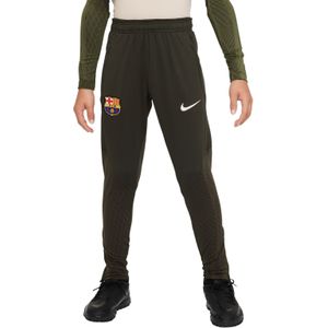 Nike FC Barcelona Strike Trainingsbroek 2023-2024 Kids Donkergroen Wit