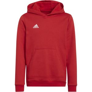 adidas Entrada 22 Sweat Hoodie Kids Rood Wit