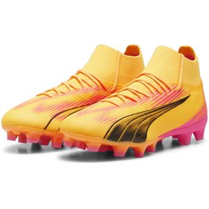 PUMA Ultra Pro Gras / Kunstgras Voetbalschoenen (MG) Oranje Zwart Roze