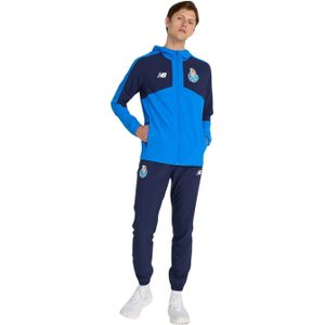 New Balance FC Porto Travel Trainingspak Hooded 2024-2025 Blauw Donkerblauw Wit