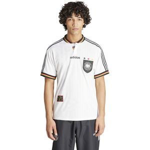 adidas Duitsland Thuisshirt 1996 Wit Zwart