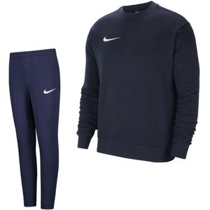 Nike Park 20 Fleece Sweat Trainingspak Kids Donkerblauw