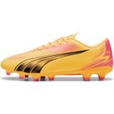 PUMA Ultra Play Gras / Kunstgras Voetbalschoenen (MG) Oranje Zwart Roze