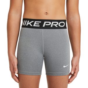 Nike Pro Slidingbroekje Meisjes Grijs Zwart Wit