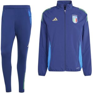 adidas Itali�ë Presentatie Trainingspak 2024-2026 Donkerblauw Blauw Goud