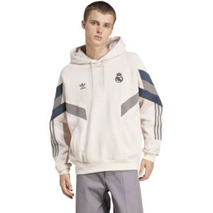 adidas Real Madrid Originals Hoodie 2024-2025 Beige Donkergrijs Bruin