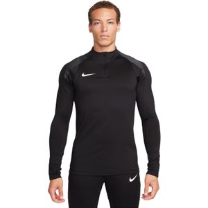 Nike Strike Trainingstrui 1/4-Zip Zwart Donkergrijs Wit