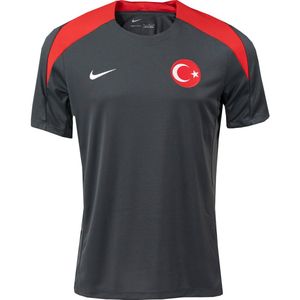 Nike Turkije Academy Pro Trainingsshirt 2024-2026 Donkergrijs Rood