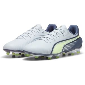 PUMA King Match Gras / Kunstgras Voetbalschoenen (MG) Lichtgrijs Donkergrijs Lichtgroen